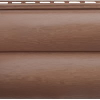 Сайдинг акриловый Альта-Профиль Blockhouse BH-03 Красно-коричневый 3100х226 мм