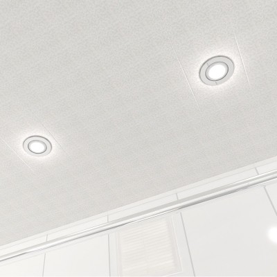 Потолок реечный Cesal B28 Мозаика кремовая Standart 100х4000 мм