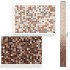 Стеновая панель ПВХ Век Мозайка коричневая 2700х250х9 мм