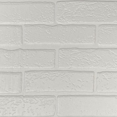 Листовая панель МДФ Albico Кирпич белый Бьянка Brick 10 2200х930х6 мм