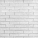 Листовая панель МДФ Albico Кирпич белый под покраску Brick 00 2200х930х6 мм
