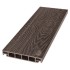 Террасная доска из ДПК Savewood Standard Salix (T) Темно-коричневый 3000х163х25 мм