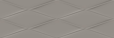 Vegas Плитка настенная рельеф серый (VGU092) 25x75