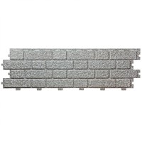 Фасадная панель Tecos Brickwork Сильвер 1040х310 мм