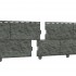 Фасадная панель Ю-Пласт Стоун-Хаус Камень Изумрудный 3025х225 мм