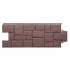 Фасадная панель Grand Line Крупный камень Classic Шоколадный 982х383 мм