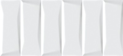 Evolution облицовочная плитка  рельеф кирпичи белый (EVG053) 20x44