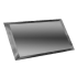 Прямоугольная зеркальная графитовая плитка с фацетом 10мм ПЗГ1-02 - 480х120 мм/10шт