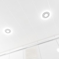 Потолок реечный Cesal 3306 Белый матовый Profi 100х4000х0,3 мм
